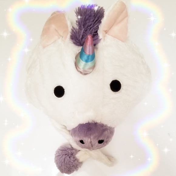 EUC Unicorn fluffy Hat!!! - Picture 2 of 3